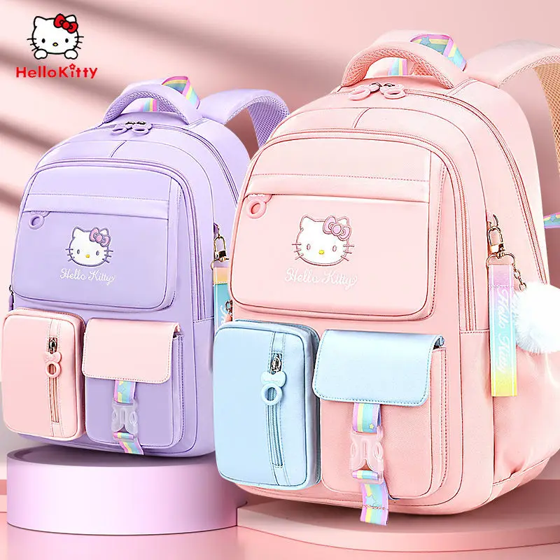 Hello Kitty Children's Schoolbag Primary School Student Girls' Spine Protection Burden Reduction Girls' Backpack school backpack
