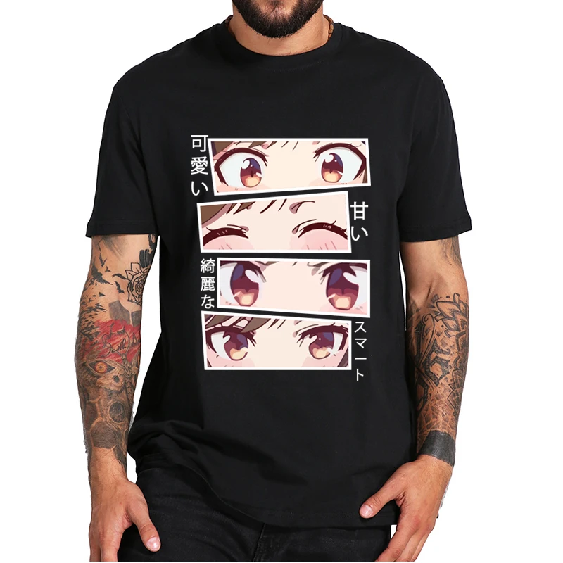 

Rent A Girlfriend Kanojo Okarishimasu T-Shirt Anime Romantic Comedy Fans Tee Tops Cotton Soft Casual Unsiex T Shirts