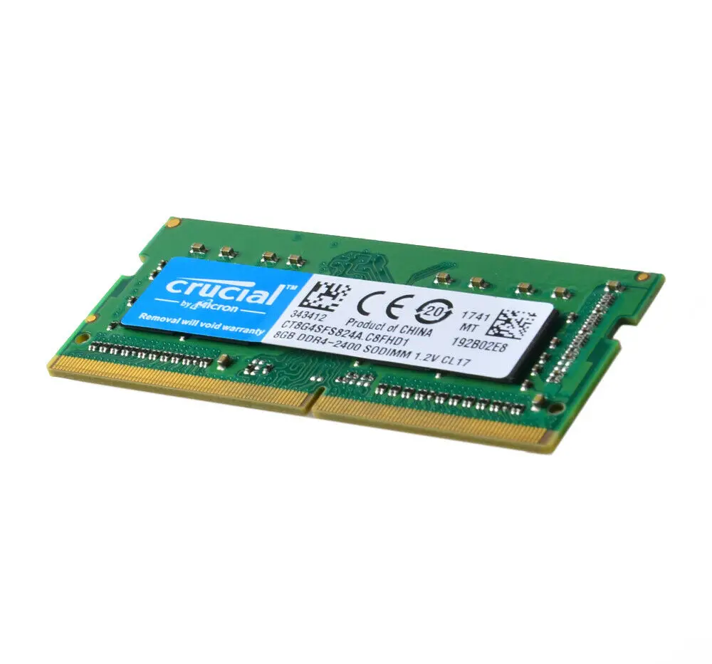 Crucial Latpop Memory DDR4 PC4-19200 SODIMM 2133 2400 2666 3200mhz RAM DDR4 4G 8GB 16GB 32GB Memoria DDR3 RAM 1333 1600MHZ 1.35V