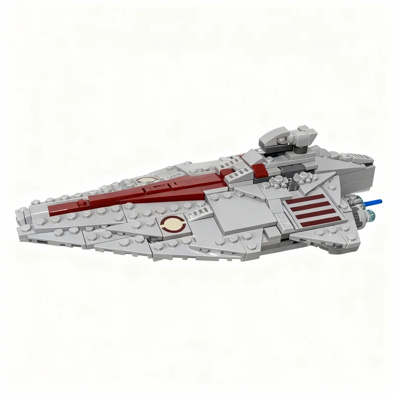 409 деталей MOC Star Battle Venator Attack Cruiser, альтернативная модель Acclamator, строительные блоки, рождественский подарок, архитектурная игрушка (art.: 3920dccb7d1ee) - 3920dccb7d1ee