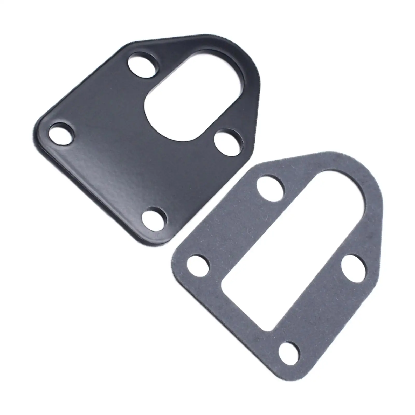 

Car Fuel Pump Plate with Hole Replacement Iron Electrophoresis Chrome with Gasket Fit for SB 350 327 305 383