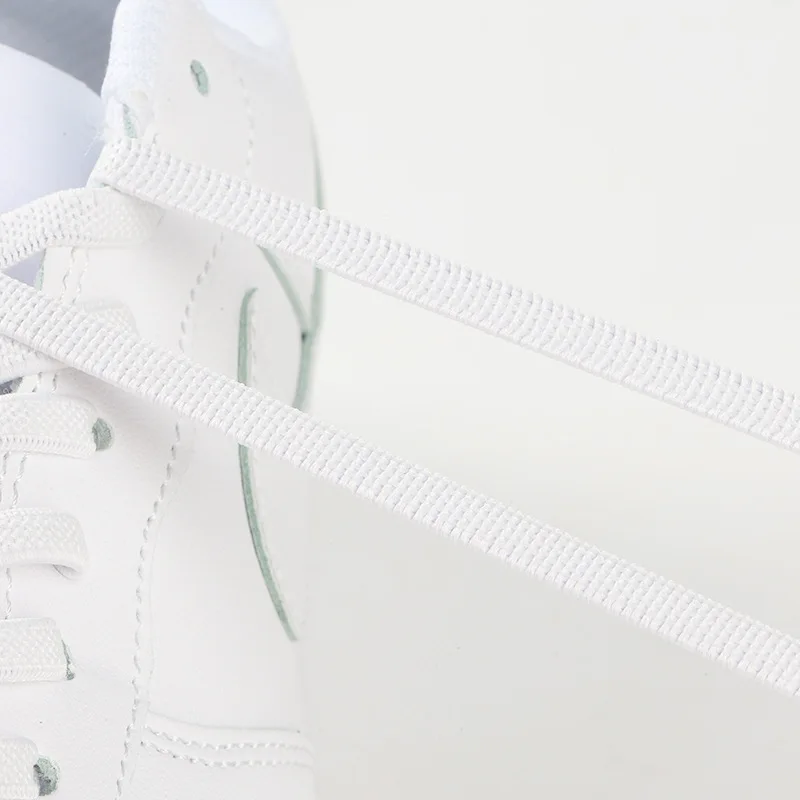 Press button lazy flat no tie shoe lace elastic for board shoes canvas shoes aj1 white sports shoes sneaker  shoe accessories