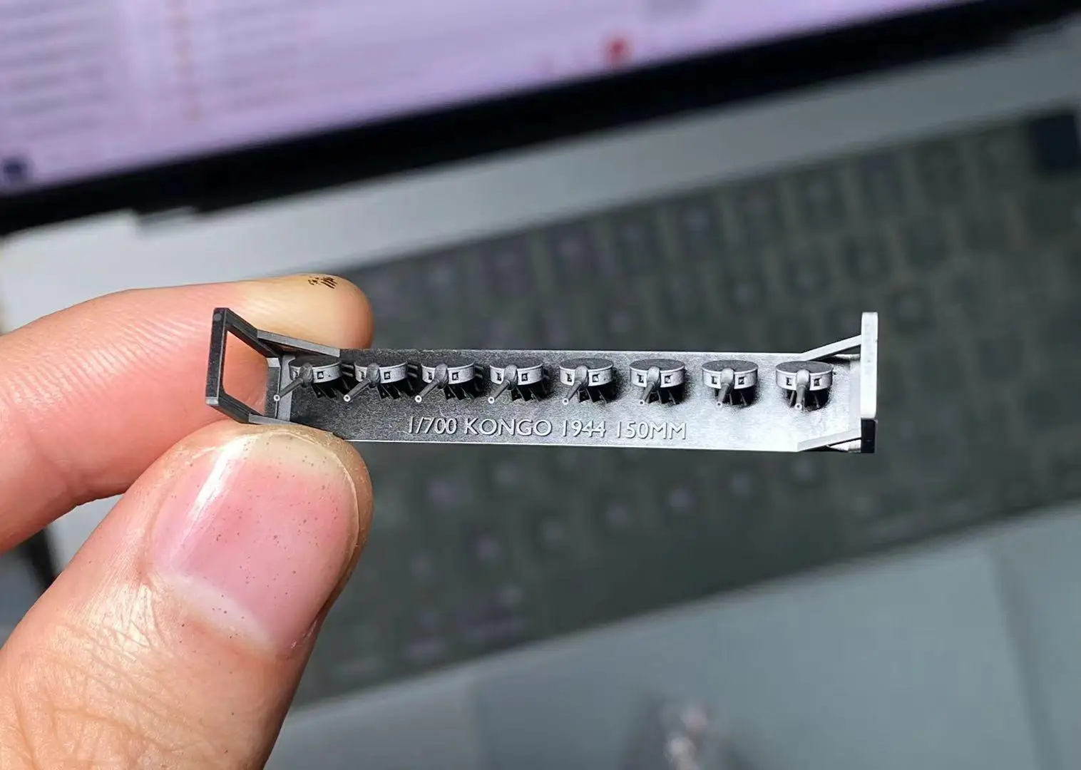 BUNKER IJN70186 1/700 IN KONGO Type41 Набор вторичных пистолетов 15 см для 3D-печати