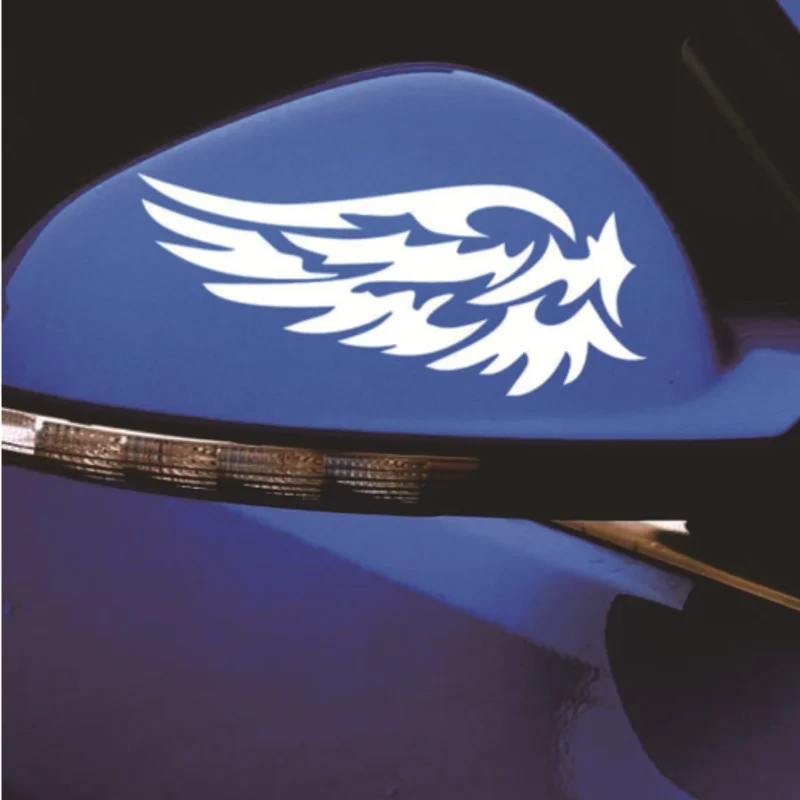 Модная наклейка на зеркало заднего вида в виде Демонов и ангелов, 15 х7 см