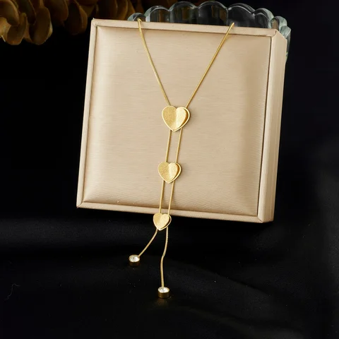 DIEYURO золотое ожерелье сердце