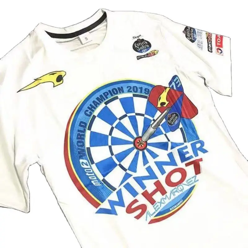 

Sweatshirt Summer New Print T-shirt Cotton Racing T-shirt Fast Drying Breathable Motorcycle Riding Equipment Motorcycle Rider