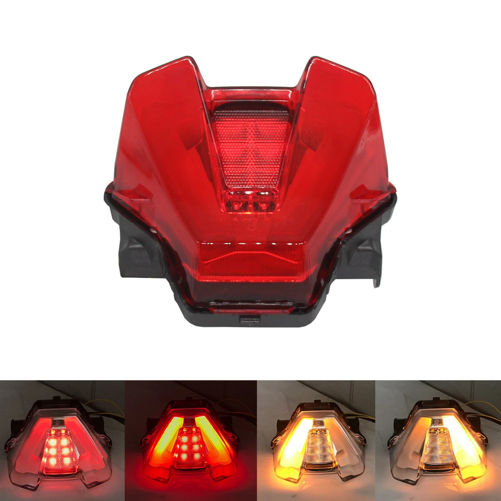 

​LED Integrated Blinker Taillight Rear Tail Brake Stop Turn Signals Light For YAMAHA FZ07 MT07 MT-07 2021 2022