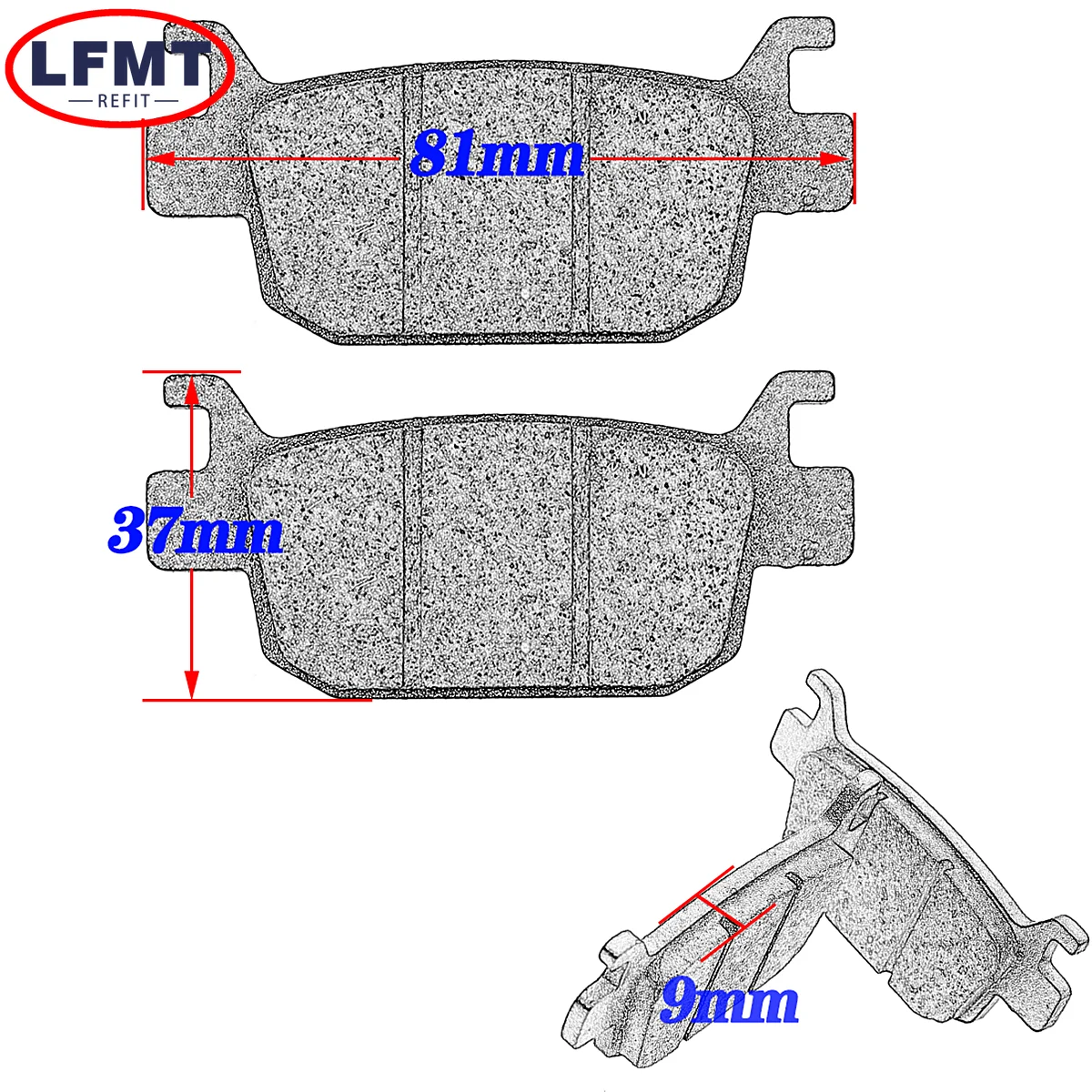 Задние тормозные колодки для Benelli 300 TNT25 TRK502 TRK502X BJ300 BJ300GS BN300 TNT300 TNT 302 302R 302S BJ500