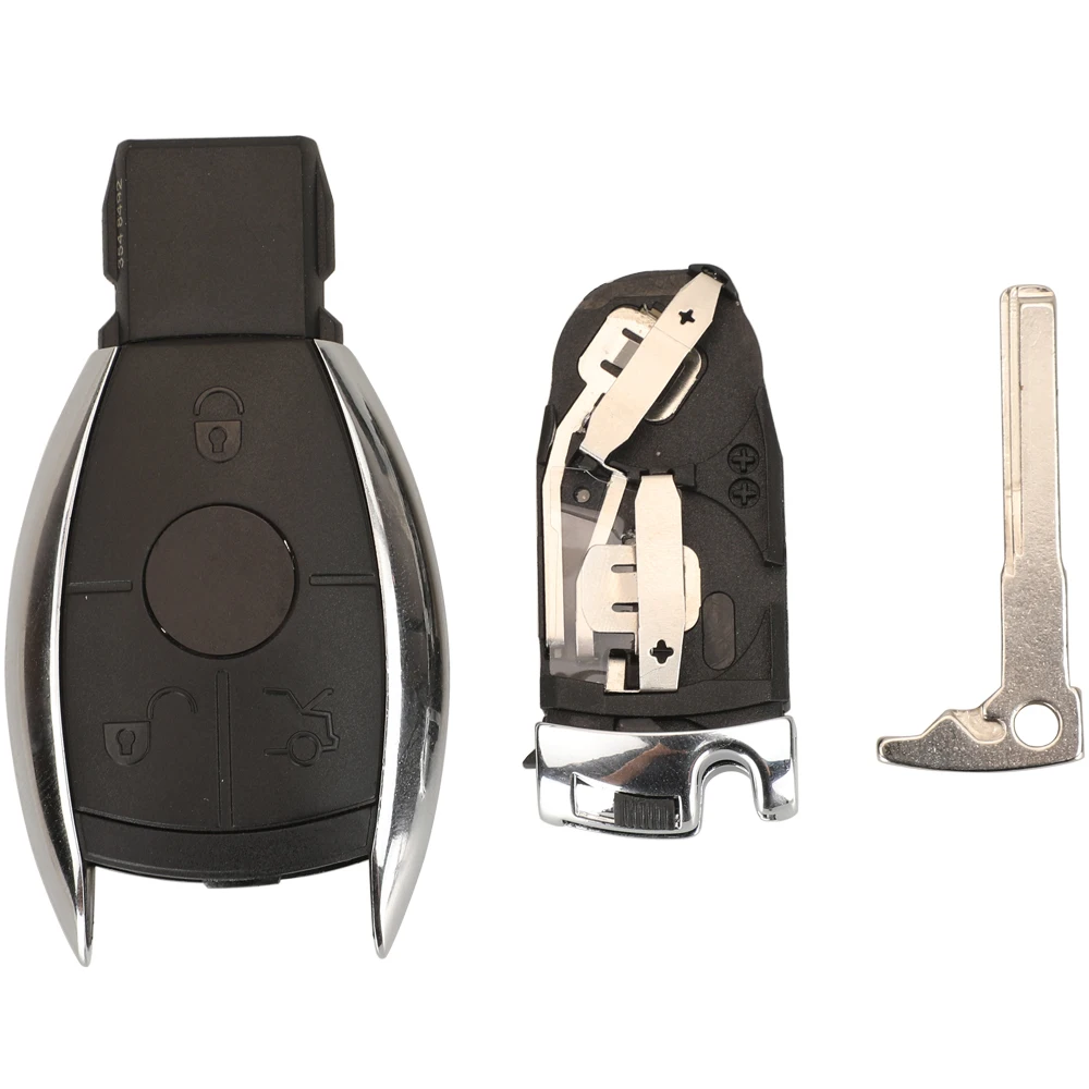 

Jingyuqin Замена для Mercedes Benz NEC W203 W204 W210 AMG BGA Пульт дистанционного управления Умный автомобильный ключ Чехол-брелок 3/4 кнопки