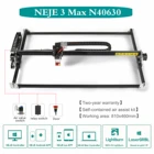 Настольный беспроводной лазерный гравер NEJE 3 Max N40630 с ЧПУ, 30 Вт, резак для дерева, маршрутизатор, лазерная гравировка, маркировочный станок, принтер Lightburn