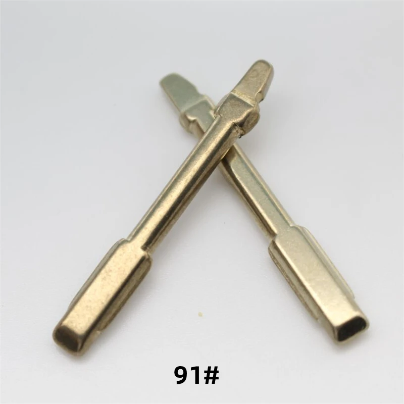 30 шт. 91 # Оригинальный металлический пустой необрезанный откидной лезвие