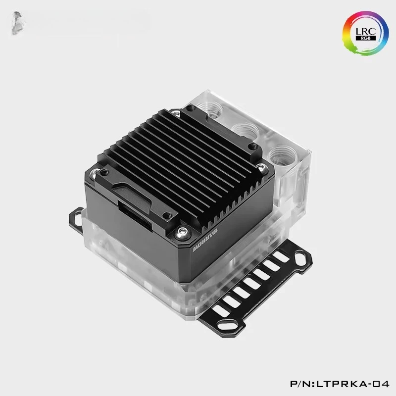 Фото Многоплатформенный медный радиатор для процессора X99/X299 с водяным охлаждением, RGB LED-подсветкой и интегрированным безвентиляторным охлаждением LTPRK-04 №3