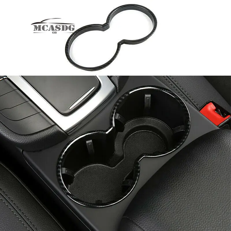 

Carbon Fiber Style Watercup Holder Cover Fit for Porsche MACAN 2014-2020