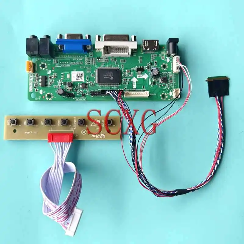 

Laptop Display Screen Controller Board Fit B156XTN03.2 B156XTN03.4 VGA DVI 15.6" LVDS 40-Pin HDMI-Compatible DIY Kit 1366*768