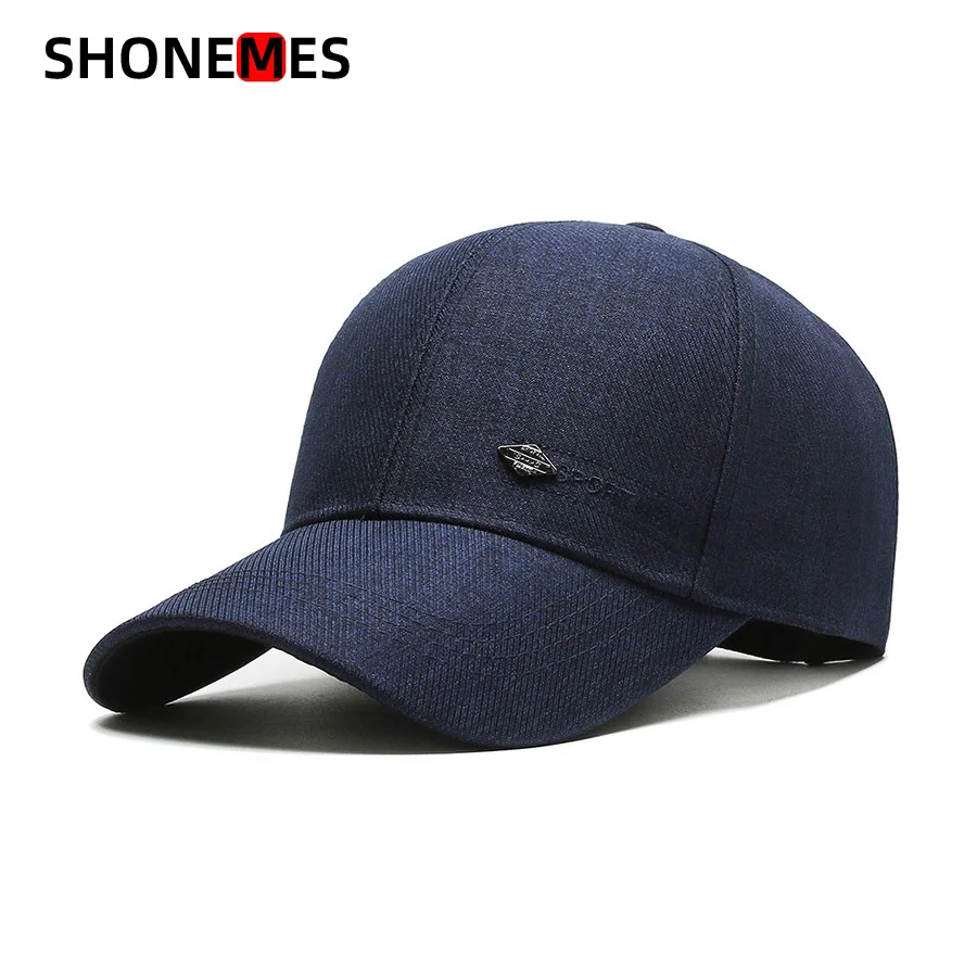 

ShoneMes Men's Basetball Cap Curved Brim Sports Letter Snapback Outdoor Adjustable Hat for Male