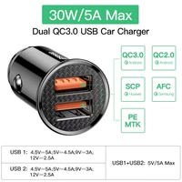 car charger quick charge 4 0 3 0 qc4 0 qc3 0 scp 5a usb type c fast charger charging for iphone 12 huawei