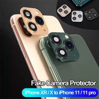 for iphone phone upgrade screen protector fake camera lens sticker seconds for iphone x xs max change to iphone 11 pro max