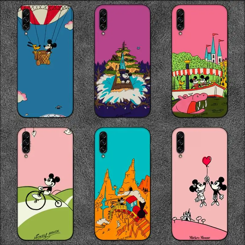 

Disney Mickey Vintage Phone Case For Samsung Galaxy A02 A12 A13 A22 A32 A41 A51 A53 A71 A73 Shell