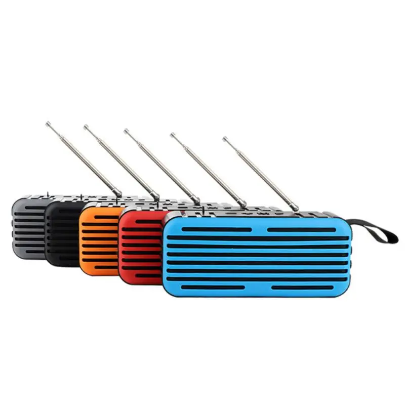 

500mAh High Power -compatible Speaker 500mah Music Subwoofer Stereo Bass Music Player Radio Receiver With Fm Radio