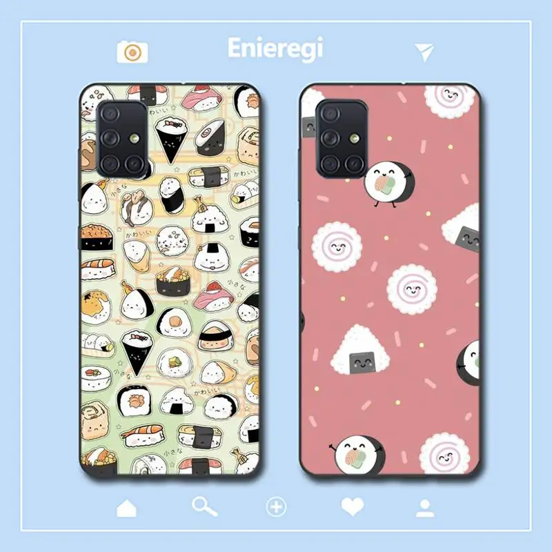 

Food Sushi Phone Case for Redmi 8 9 9A for Samsung J5 J6 Note9 for Huawei NOVA3E Mate20lite cover