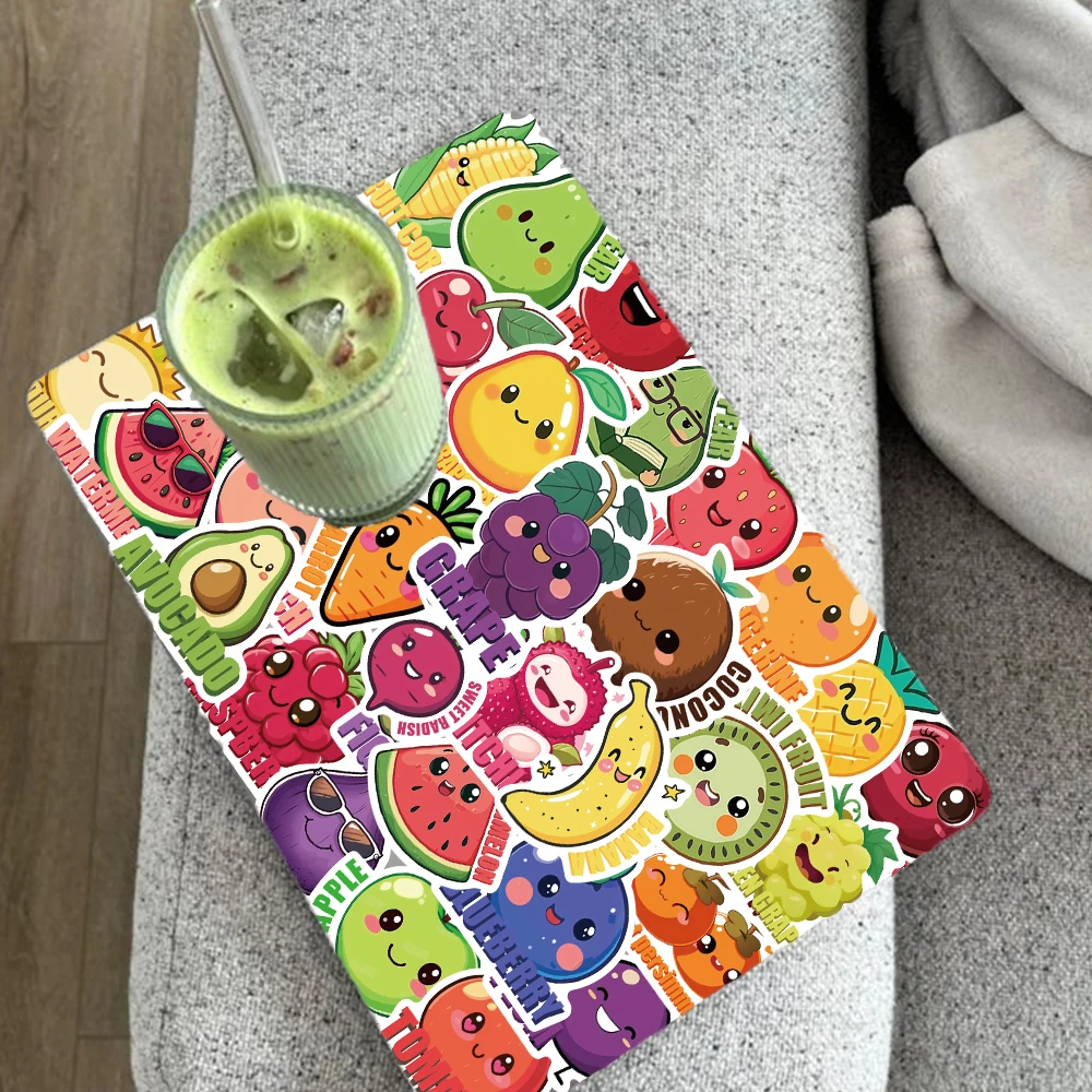 50pcs Cartoon Fruit Apple Orange Stickers Decals For Phone Notebook Suitcase DIY Graffiti Aesthetic Kids Toys Gifts