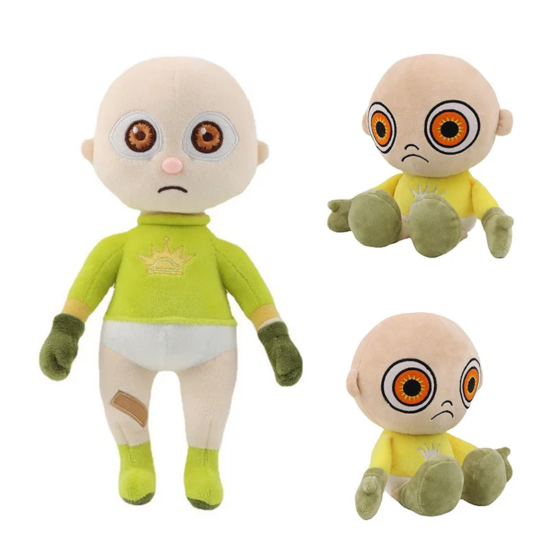 

30cm The Baby In Yellow Plush Toys Kawaii Baby Stuffed Soft Dolls Horror Game Plushie Figure Kids Toys For Boys Girls Gifts