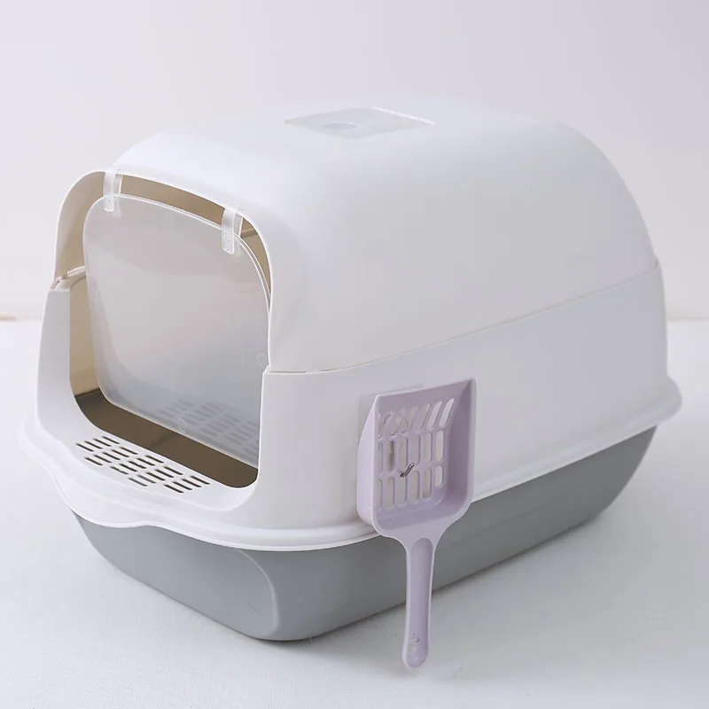 

Fully enclosed large cat litter box with door pet cat toilet cat toilet pet cat litter box cat pet products