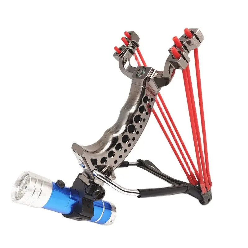 Складная полимерная Рогатка для охоты на запястье с резиновыми лентами улицы