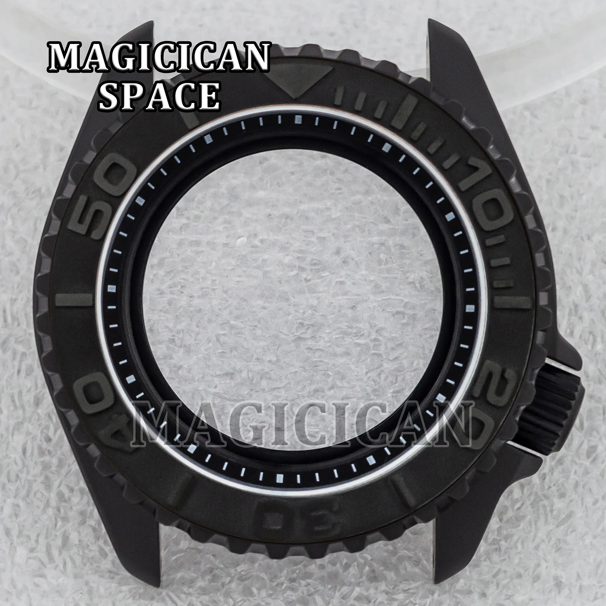 Черный 41 мм SKX007 SRPD Водонепроницаемый мужской корпус часов для дайвинга 28 5