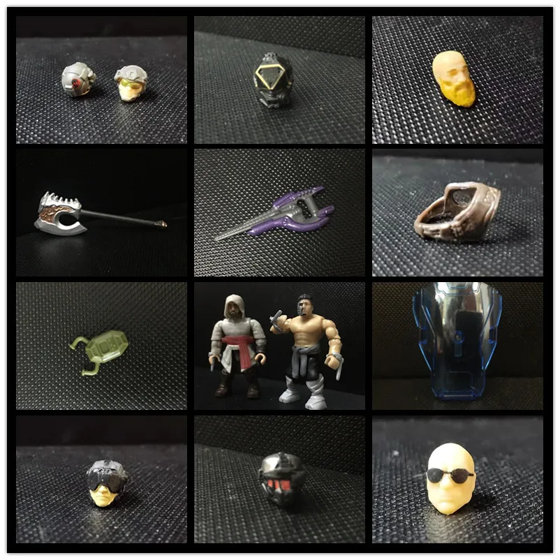 

Оригинальный конструктор Mega Bloks Halo Fate Call of Duty, черепахи, оружие, солдат, нож, щит, аксессуары, массовая сборка, строительные блоки, игрушки