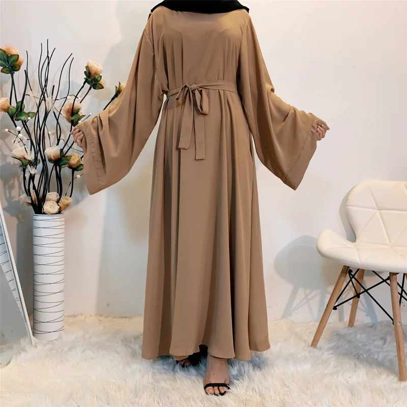 Abaya Дубай Турция мусульманская мода хиджаб Абая для женщин сплошной цвет мусульманская одежда африканские платья для женщин мусульманская ...