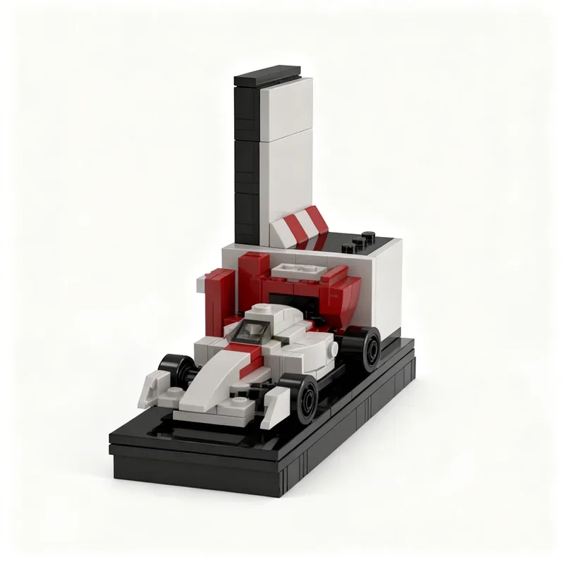 Фото Набор из 176 деталей MOC McLaren SD4: Миниатюрная модель для демонстрации, конструктор City Champions, строительные блоки, игрушка, подарки на фестиваль №3