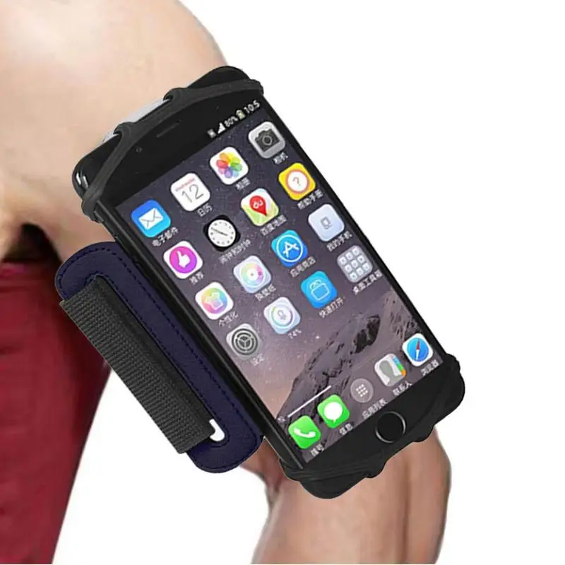 

Phone Armband Rotatory Phone Holder For Running Phone Carrier For Running Adjustable Wristband For Running Hiking Biking Walking