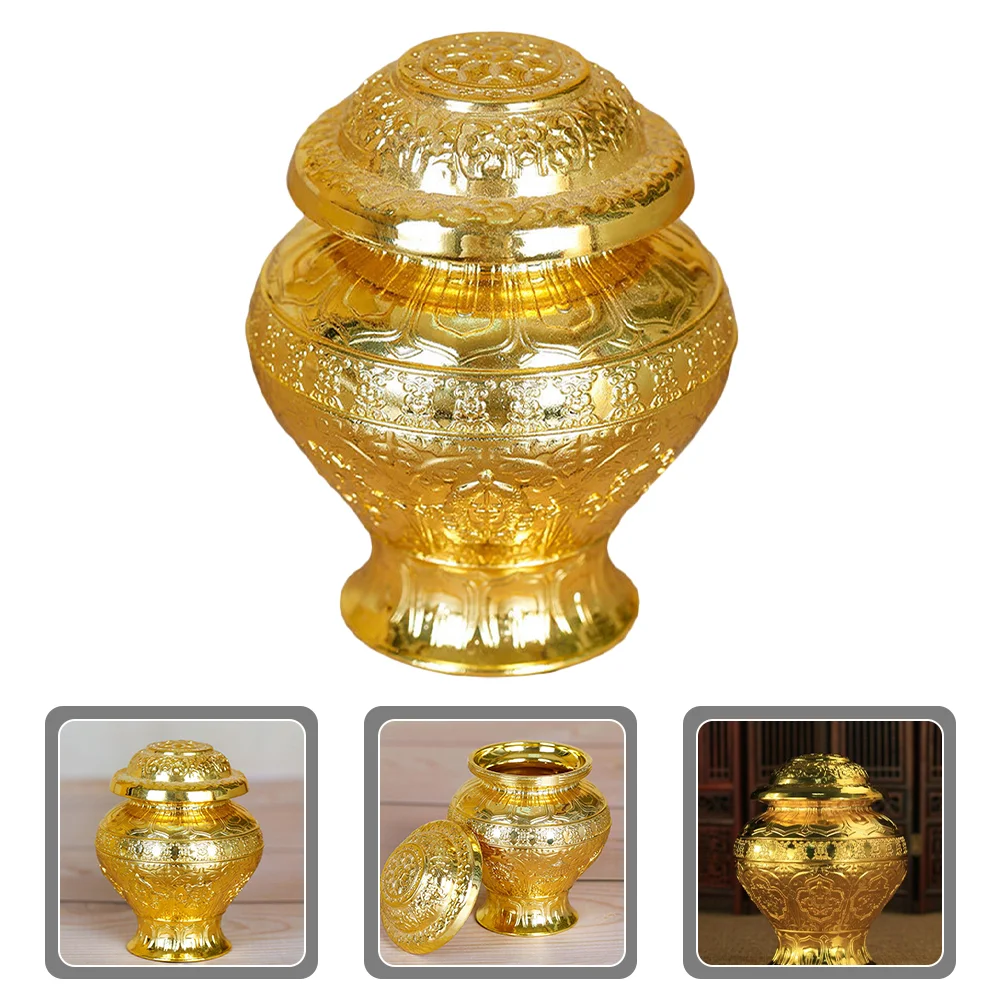 

Desktop Ornament Flower Vases Decorative Gemstone Holder Desktop Decor Eight Auspicious Vases Delicate Desktop Adornment