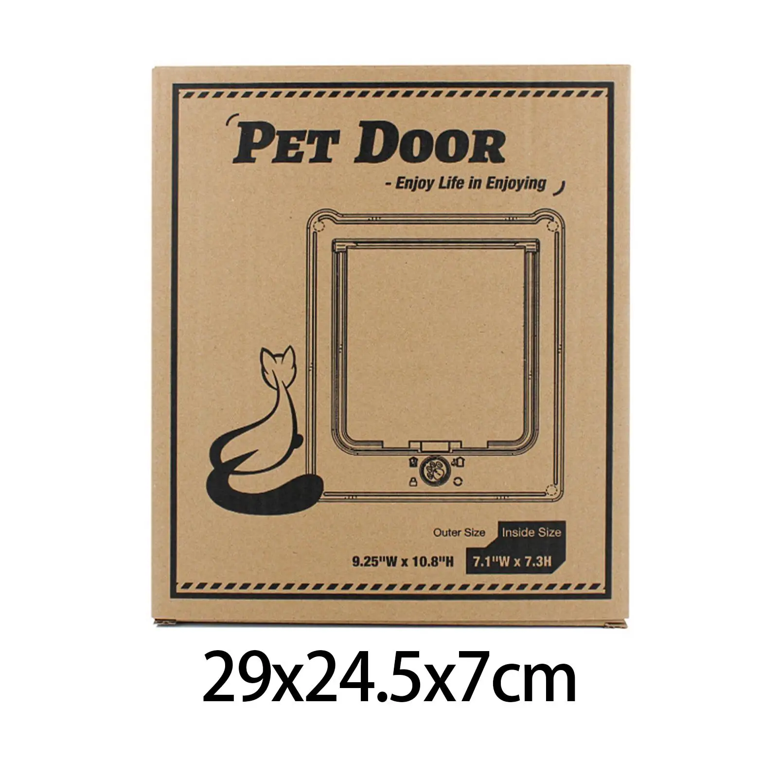 

Cat Dog Doors Replacement Pets Door for Kitten Kitty Interior Exterior Doors
