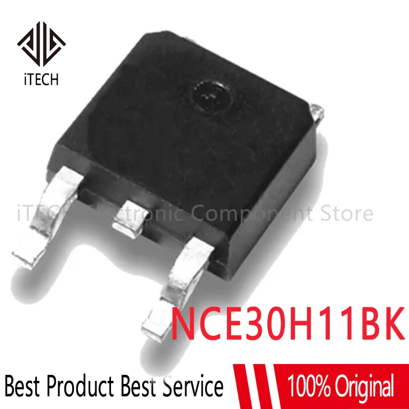 

5PCS NCE30H11 NCE30H11BK 5PCS TO-252 MOSFET CHIP IC N-Channel 30V 100A