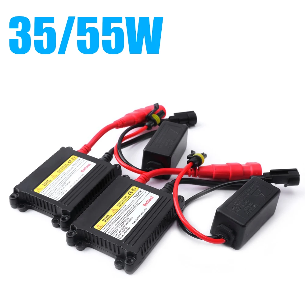 

2pcs H7 35W 55W H3 H4 H8 H9 H11 Car HID Headlight 12V Xenon Ignition Block Ballast Replacement