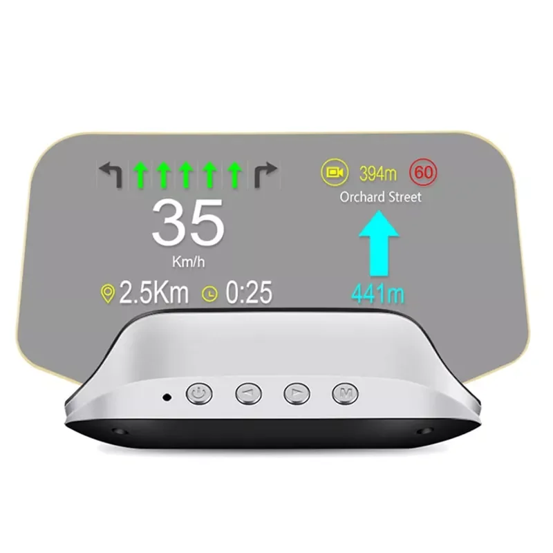 

NEW2023 C3 Best OBD2 HUD Car Up Display Digital Speed Projector Security Alarm Updated Version Oil Temp