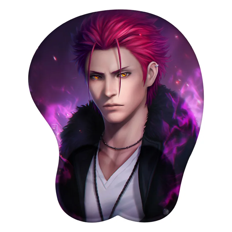 

The King Of Red Suoh Mikoto 3D Mouse Pad K Missing Kings Anime Wrist Rest Silicone Sexy Creative Gaming Mousepad Mat