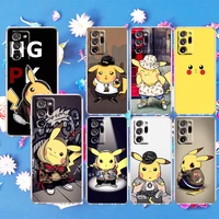 fashion pikachu pokemon for samsung note 20 ultra 10 lite plus 9 8 m52 m62 m32 f23 f22 m31 s m21 2021 transparent phone case
