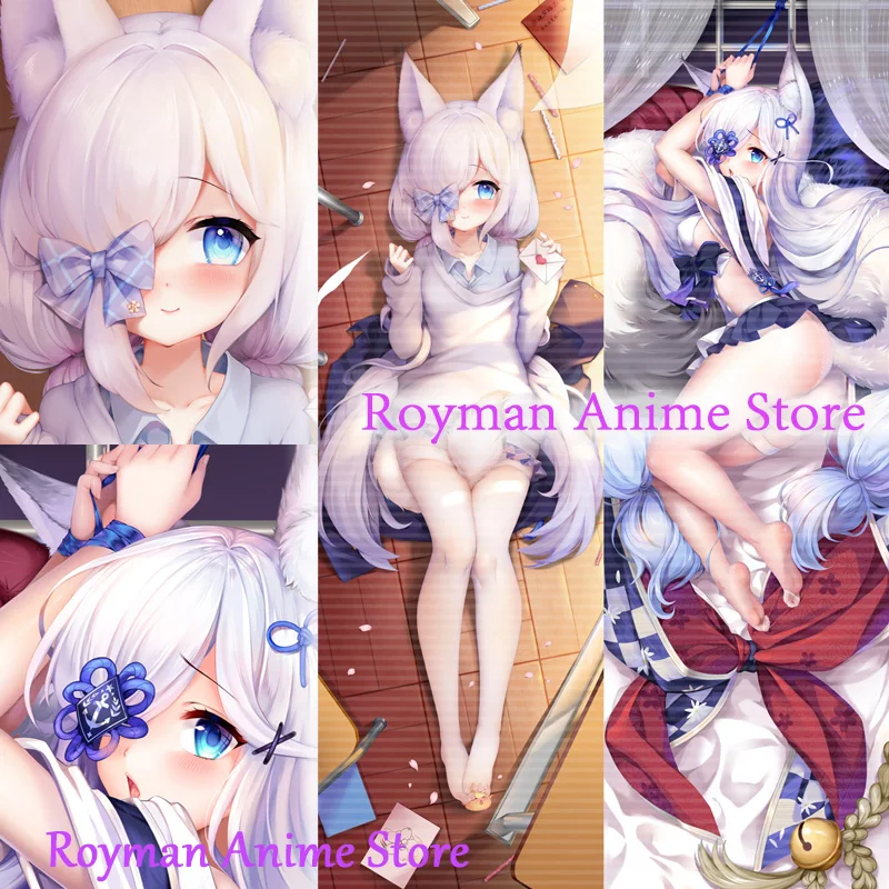 

2WAY/WT 60*180cm Dakimakura Anime Kasumi D'azur Lane Cover Bantal Tubuh Ukuran Hidup Cetak Dua Sisi