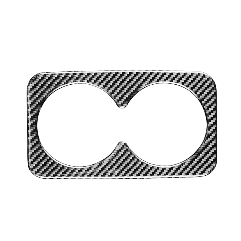 Задний подлокотник коробка держатель стакана для воды отделка из углеродного