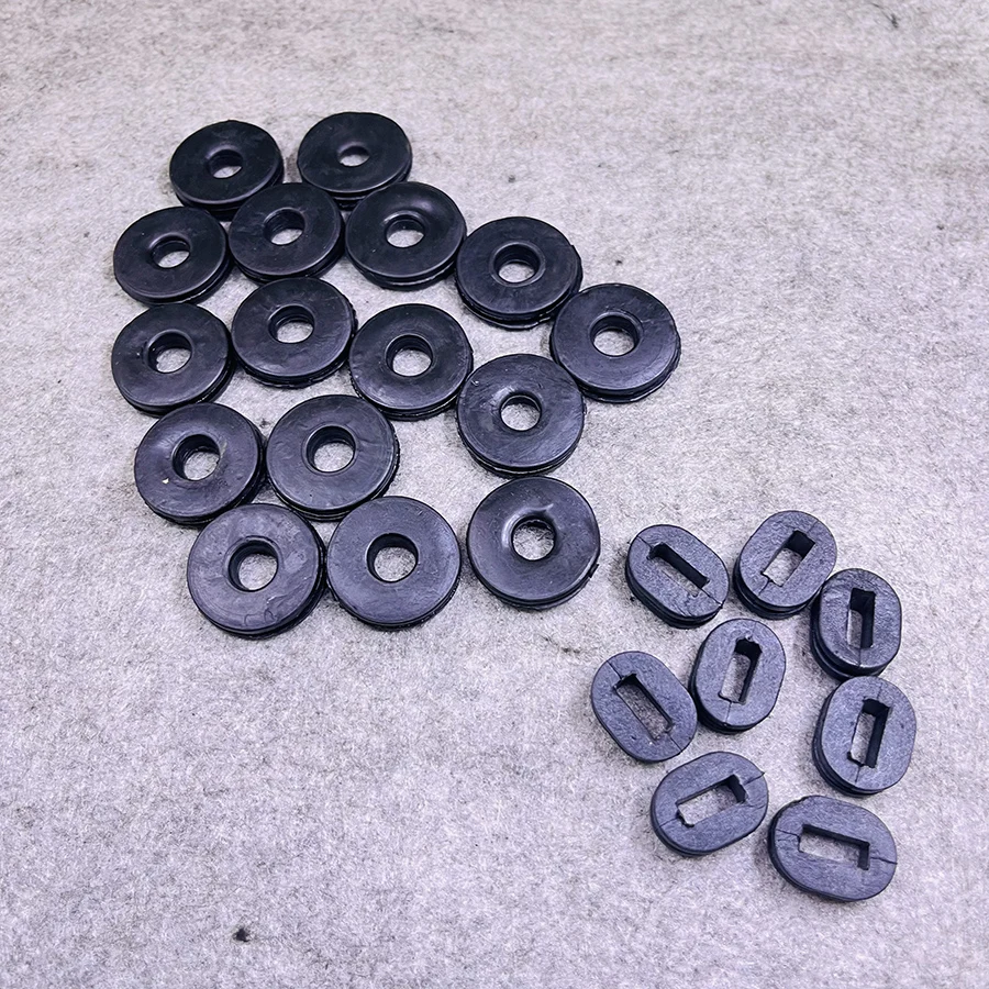 Черные резиновые боковые прокладки 24x для Suzuki GS125 GN125 CG125 EN125 GN250 GN400 GS550 GT750 RV90 мотоциклетный мотоцикл