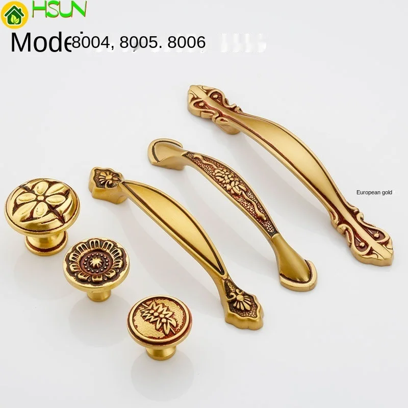 Классическая китайская Ручка для шкафа обуви из чистой меди твердая утолщенная