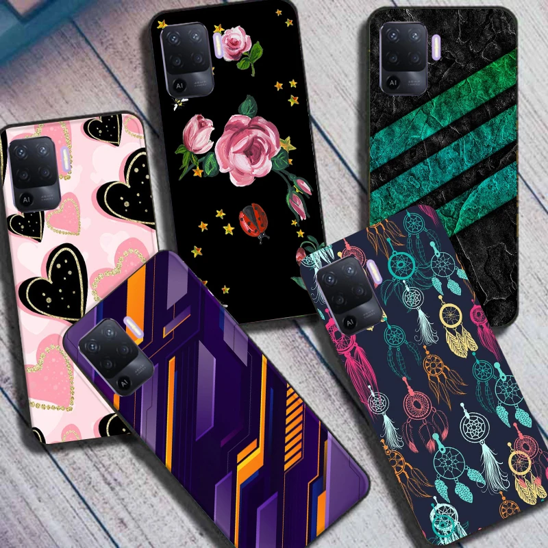 

For Oppo Reno5 Lite Case Phone Cover Cases For OPPO Reno 5 Lite A F K Z 5F 5K 5Z 5A 5G Reno5k Fundas Soft Bumpers Unique Stylish