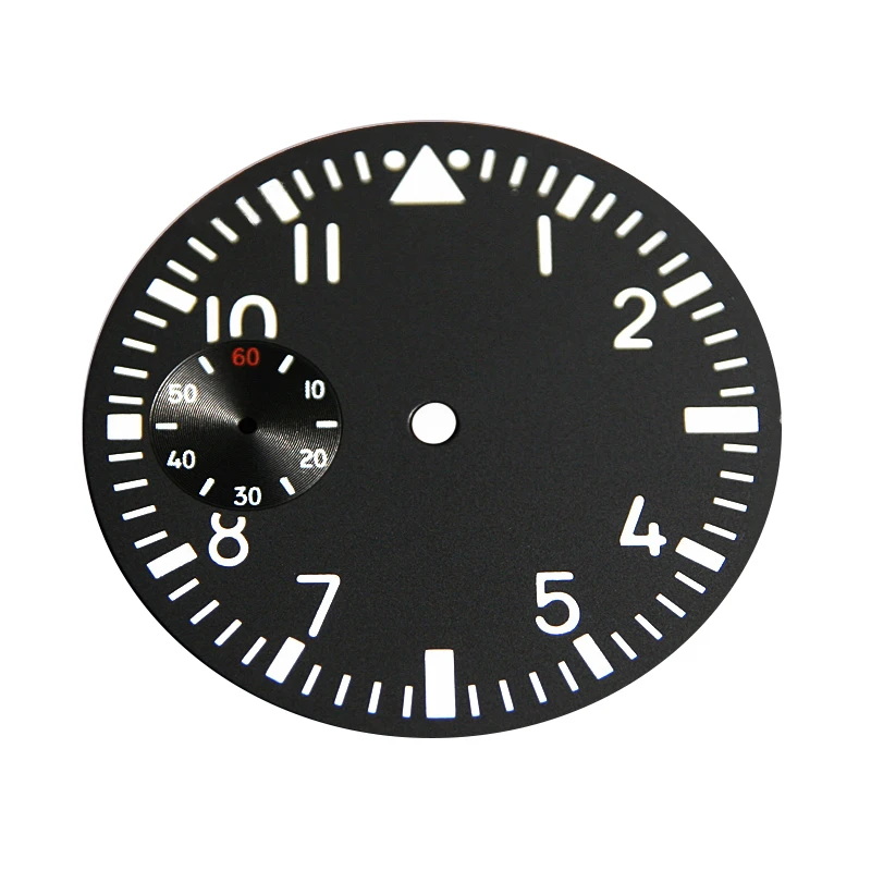 

Watch Accessories 39mm Strong Blue Luminous Dual Dials Suitable For Pilot ETA 6498 ST 3620 Movement
