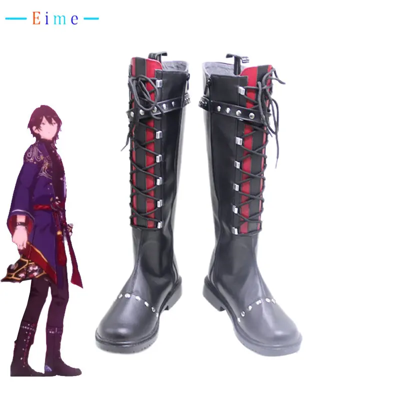 

Game Ensemble Stars Sakuma Rei Hakaze kaoru Otogari Adonis Ogami Koga Cosplay Shoes Halloween Carnival Boots Custom Made