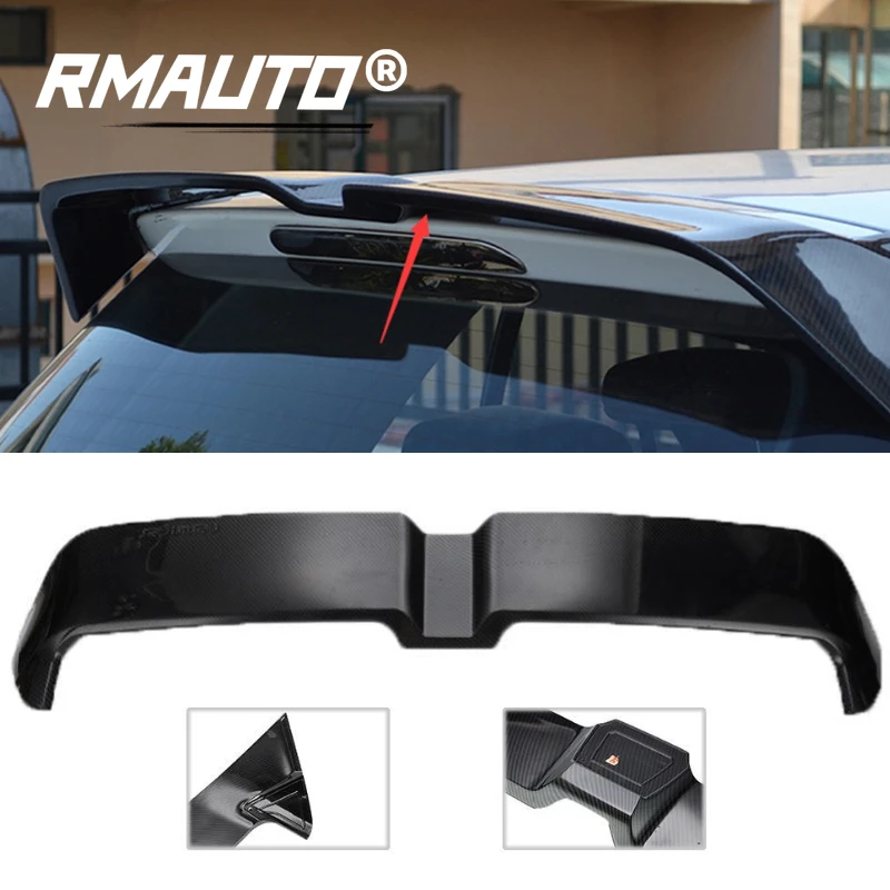 

RMAUTO Car Rear Window Spoiler Wing Lip Diffuser Carbon Fiber For Volkswagen VW Golf 7 MK7 MK7.5 2014-2019 Rear Wing Spoiler