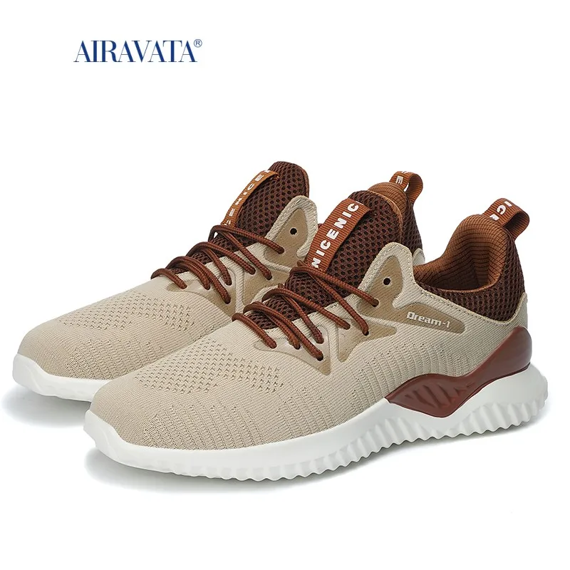 men's sneakers running shoes comfortable breathable tennis footwears platform lace-up inceasing height  zapatillas de deporte