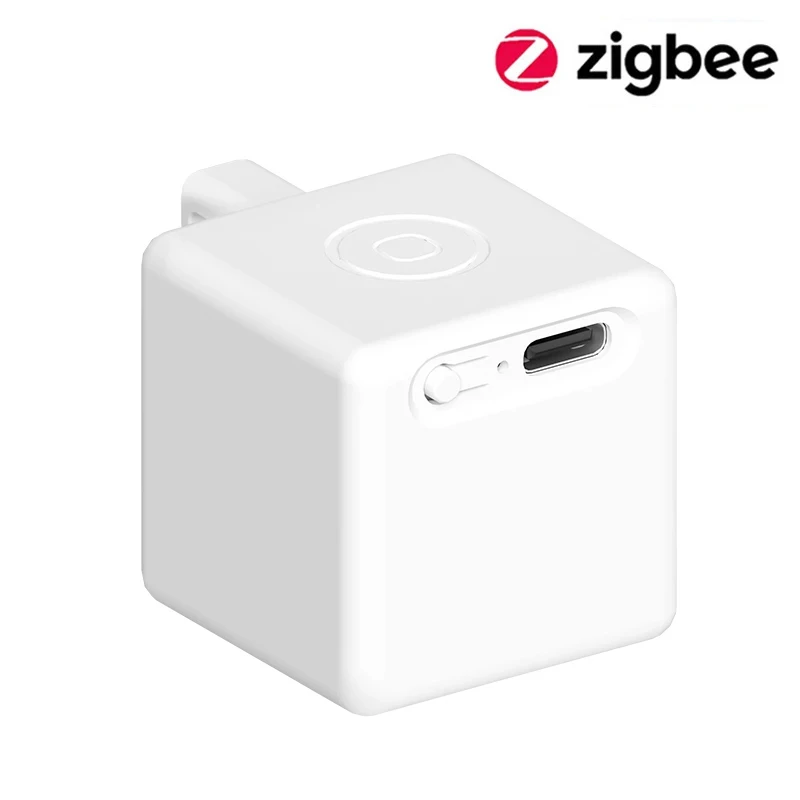Фото Tuya Zigbee 3.0 Smart Touch Fingerbot Plus Перезаряжаемая кнопка переключения Tpye-C Рука-толкатель Fingerbot через Alice Alexa Google Home №4